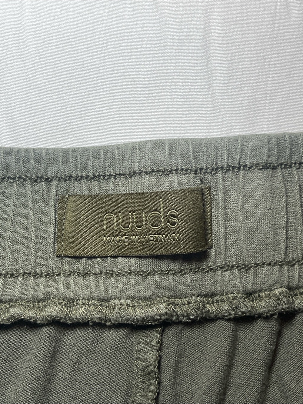 Nuuds Women's Wide Leg Lounge Sweatpants
Medium Olive Green Soft Lightweight - Picture 5 of 11